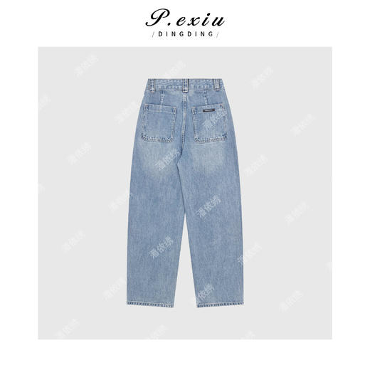 04-6潘依绣丁丁宠粉莱赛尔天丝水洗高阶弯刀牛仔裤 S8805 商品图2