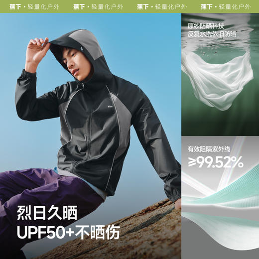 【蕉下精选】蕉下男士轻薄防泼水防晒衣（夹克款）WR938 商品图2