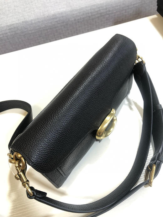 春季特惠💰500 蔻驰73995酒神款黑色。抛光鹅卵石纹皮革Tabby 26号单肩包 商品图4