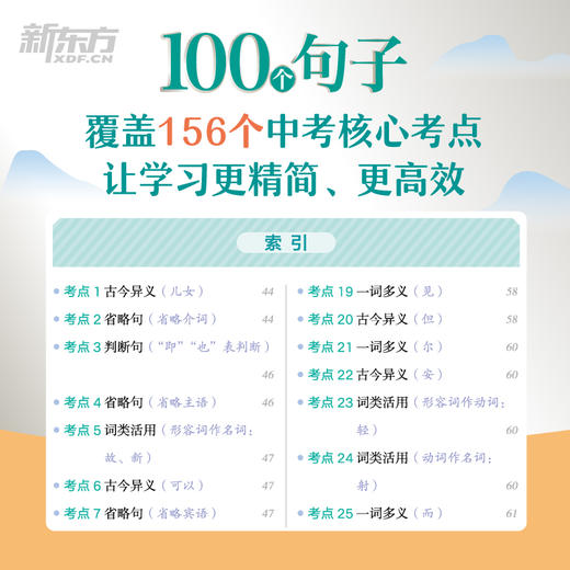 100个句子 学透初中文言文 商品图1