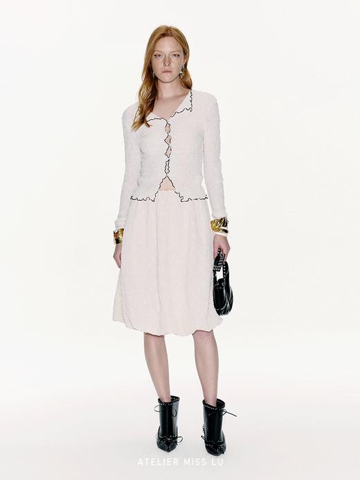 【云上起舞】泡泡肌理花苞半裙 商品图1