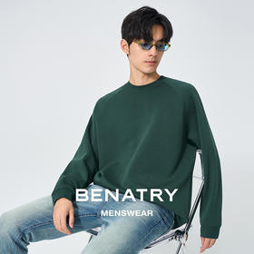 贝纳川时尚插肩袖男士卫衣ECT124001