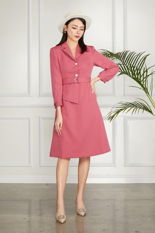 FARRO GRANO 知性优雅收腰连衣裙 11579 商品图4