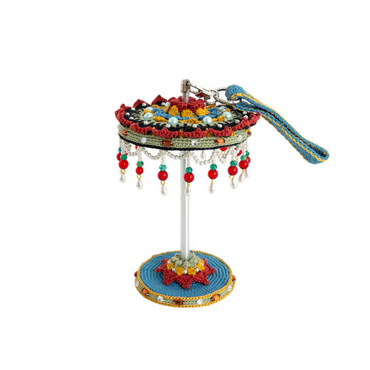 苏苏姐家昭愿华盖毛线便携器手工创意diy钩针毛线团自制材料包 商品图4