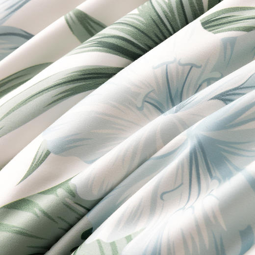 多喜爱 60S贡缎长绒棉四件套-棕榈诗篇 【礼盒包装】美式轻奢 芬纳诺抗菌 60S长绒棉 贡缎工艺 专利床单 双边设计 商品图3