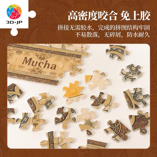 329片 书衣拼图 YA1056 穆夏-黄道十二宫 商品图2