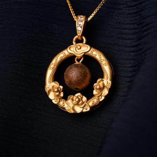 守拙园沉香错金饰品 | 惠安系沉香，清雅衬肤滑 商品图2