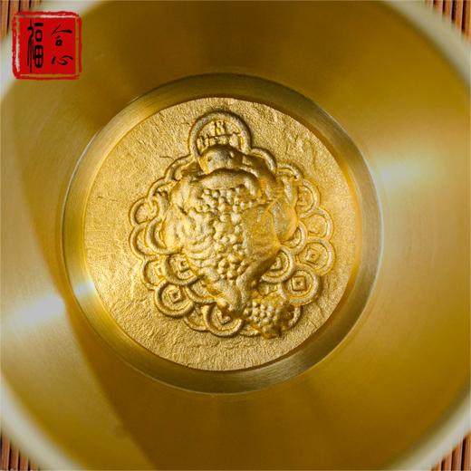 【黄老师推荐】黄铜百福缸 商品图2
