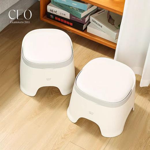 希艺欧小凳子家用客厅小板凳浴室防滑儿童踩脚矮凳换鞋凳手提凳子 商品图0