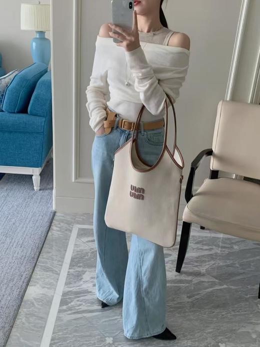 缪缪24新款hobo托特腋下包，秋冬系列限定款（HH） 商品图1