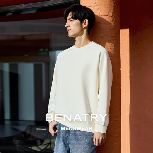 贝纳川时尚插肩袖男士卫衣ECT124001 商品图3