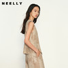 NEELLY纳俪商场同款春季新款时尚扎染休闲无袖马甲女极简个性上衣N25023D01107 商品缩略图0