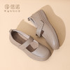 信诺真皮软底单鞋女款透气百搭妈妈鞋2025春季新款中老年休闲皮鞋5C8166-1 商品缩略图2