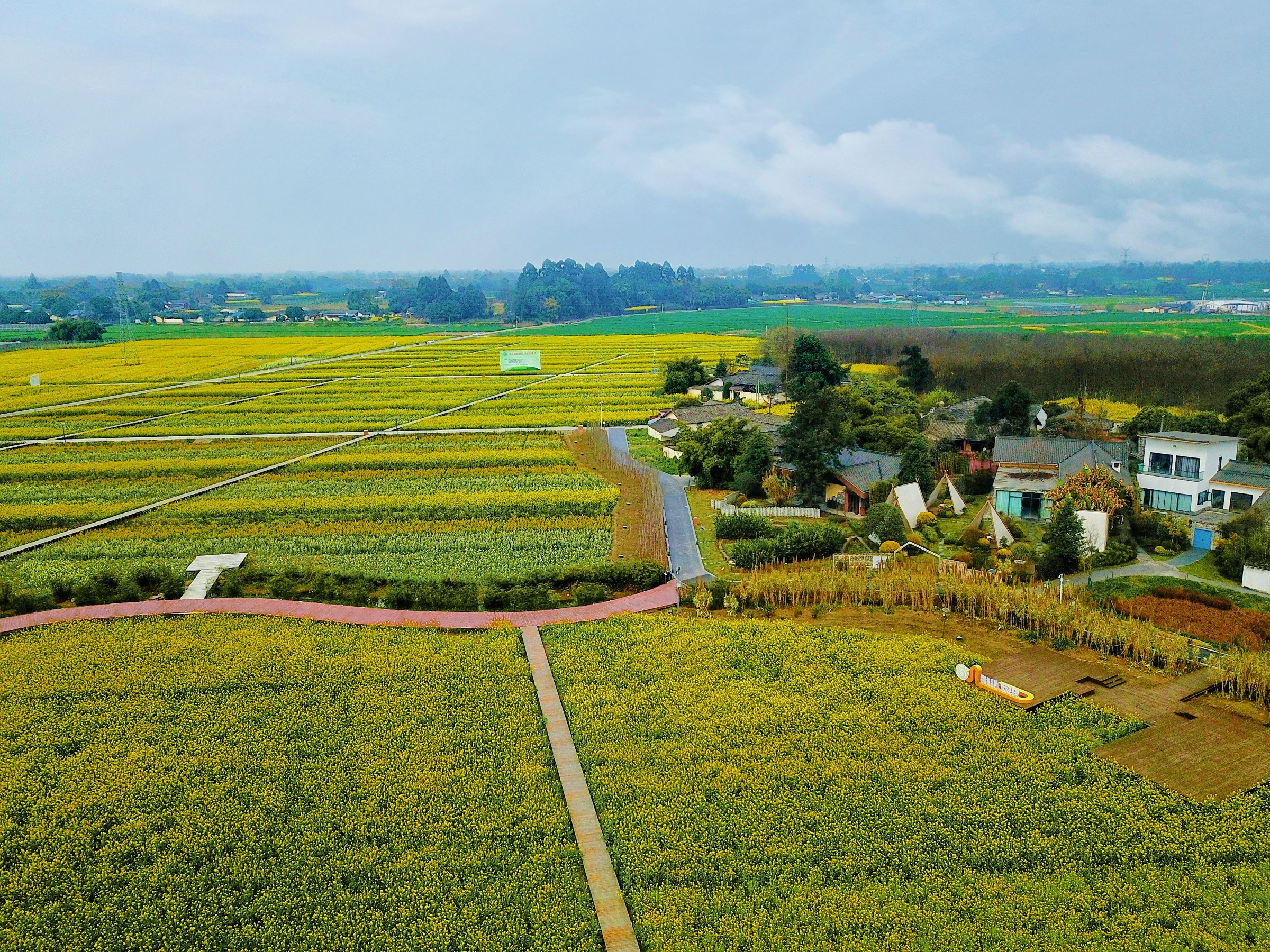 【春日出游·6折享】¥1480起住4房/5房/6房别墅！春日踏青徒步，平时周末通用！邛崃112号院，设计师精品民宿，千亩油菜花田，dx