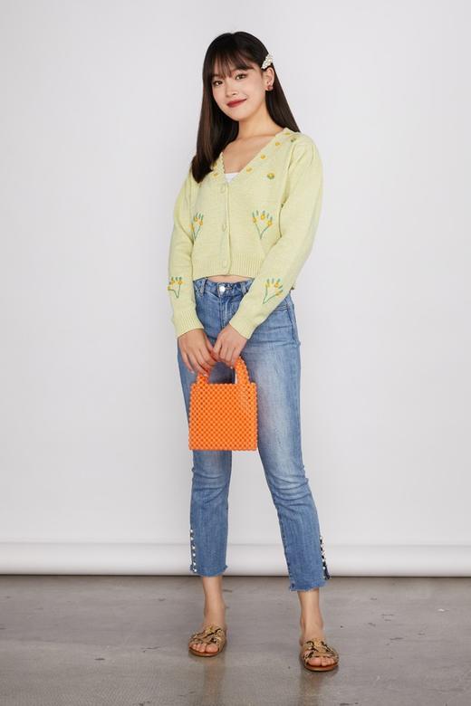 amadella 花朵形装饰针织开衫 11555 商品图1