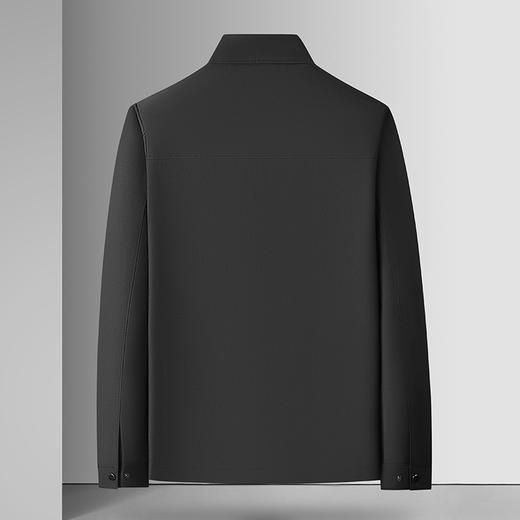 【新款DWD】大依优型加肥加大码休闲翻领夹克高级春秋新款商务夹克衫上衣男士 商品图5