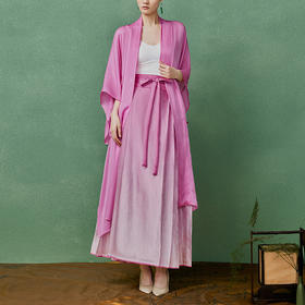 【林栖设计小店】真丝衫多色复古优雅提花国风气质2025春季新品长袖上衣女1951131