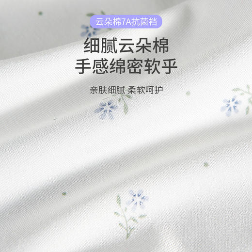 【樱姿娜小花朵内裤87009】，小清新碎花内裤，5条礼盒装 商品图3