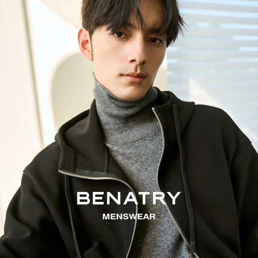 贝纳川休闲时尚男士连帽外套ECP400001402 商品图2