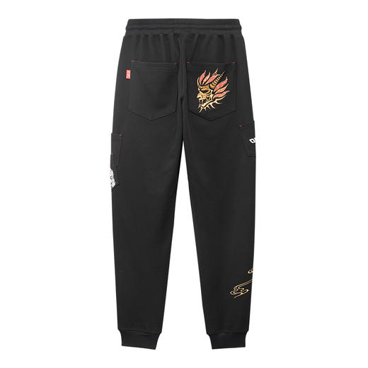 ONIARAI/鬼洗25春夏新品鬼和艺圣兽多袋针织男式休闲长裤 25B0811 商品图3