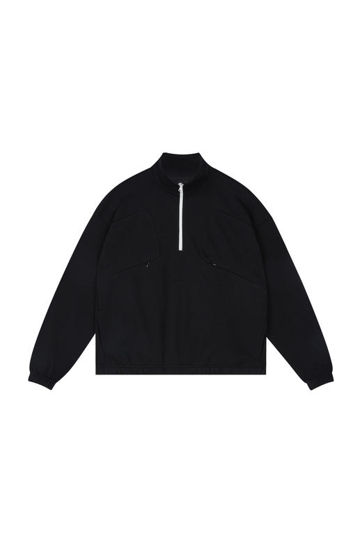 oneup索罗娜吸湿排汗撞色半拉链卫衣 商品图8