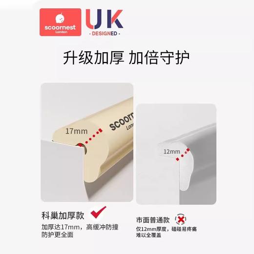 【科巢】防撞条儿童环保无毒墙角包边婴儿宝宝保护条软包护角桌贴窗台磕碰 商品图1