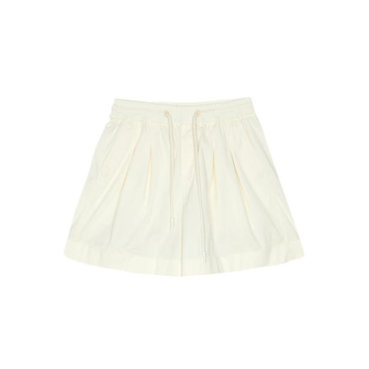 谜底休闲短裤女2025春季新品时尚百搭宽松裤脚绣花短裤251MK0117 商品图4