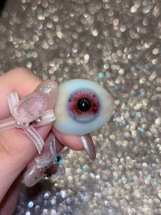 Vigour girl 花间蝶影 半年抛 两片 14.2mm 参考着色13.7mm 基弧8.5 含水40% 新锐国货 商品图4