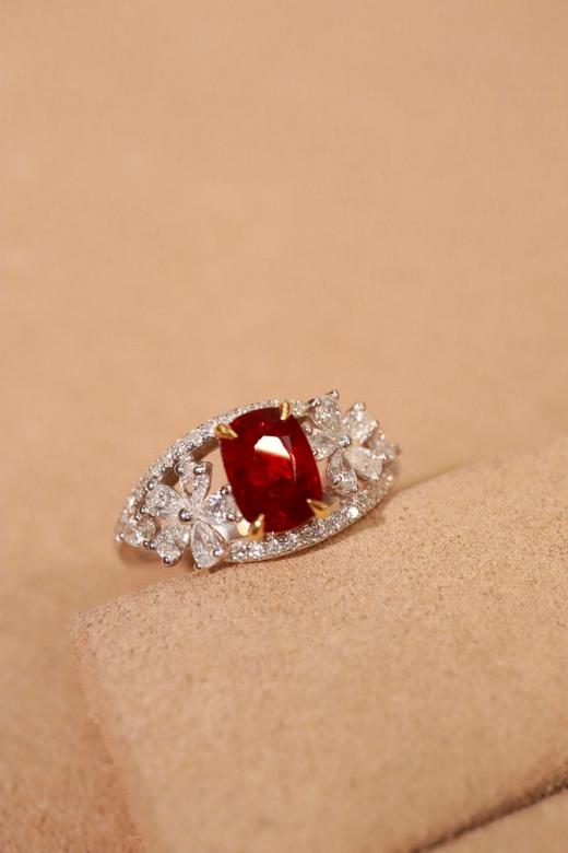 1.72ct刻面红宝石戒指 商品图1