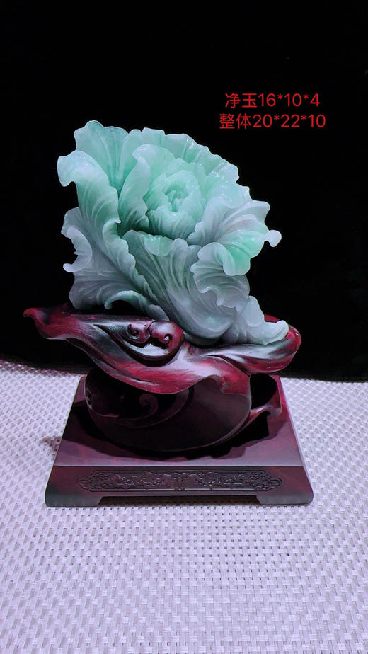 620854翡翠摆件【白菜 财源茂盛】 商品图0