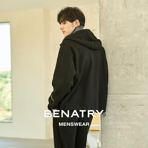 贝纳川休闲时尚男士连帽外套ECP400001402 商品图4