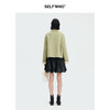 SELFWHO绵羊毛新中式双面呢大衣外套女2025春宽松国风绿色短上衣 商品缩略图1