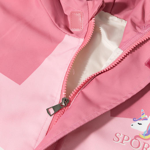 贝贝怡2025春季新款女童防风外套儿童运动户外休闲软壳衣工装风外套ZB1ES046 商品图8