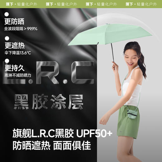 蕉下五折黑胶铅笔防晒伞BM531 商品图1