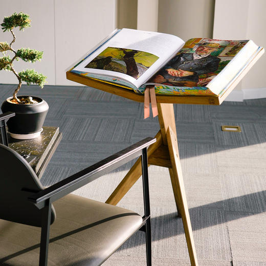 楠木·落地阅读书架 商品图1