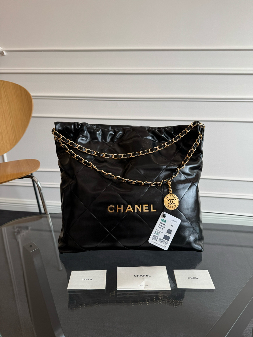 春季特惠💰1400 原单香奈儿 大号AS3261 春夏火爆22 bag购物袋 垃圾袋