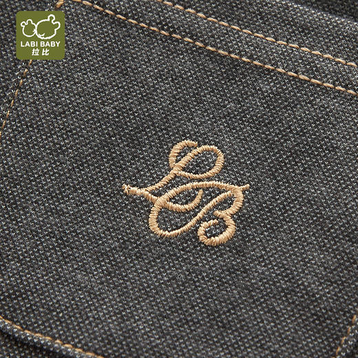 拉比-童衣类（春）I5精致微喇叭长裤深灰（PH) 商品图4