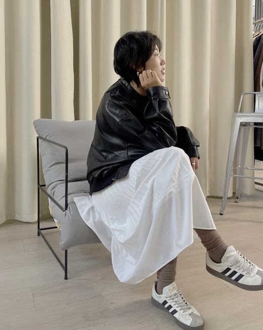 Sue.M赫本风压皱伞裙南瓜半身裙SM52SSBS303 商品图3