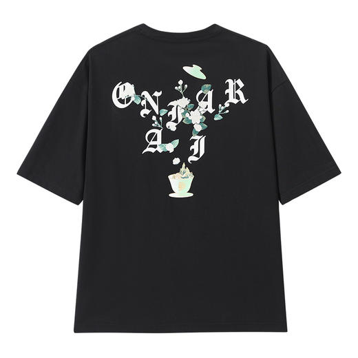 ONIARAI/鬼洗25春夏新茶文化茉莉花香味凉感短袖男女款 B840269 商品图4