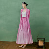 【林栖设计小店】粉色青绿改良明制马面裙渐变新中式2025春季新品半身裙女1951113 商品缩略图1