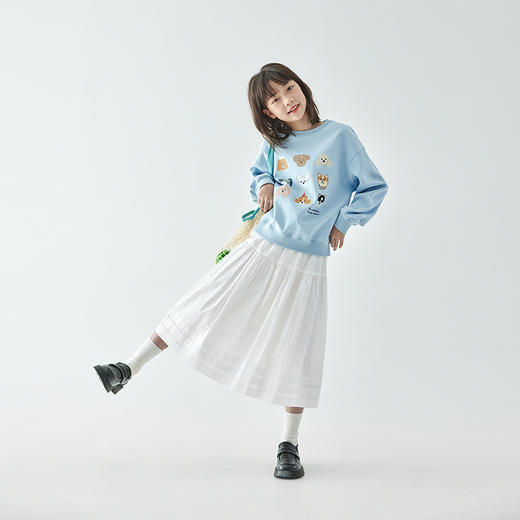 棵初 2025春夏第一波新品-圆领印花卫衣856K256001MJ 商品图1