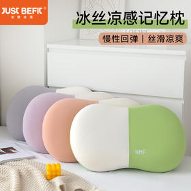【品牌直发】加倍生活 冰丝凉感记忆枕 元气无感  丝滑清爽  慢回弹