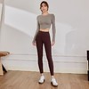 【3~5天发货】跃牌【美度空间】系列 秋冬薄绒保暖裸感瑜伽裤女高腰紧身运动健身裤CK42023 商品缩略图4