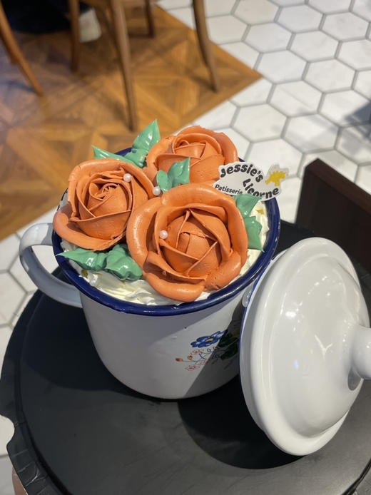 情人节搪瓷茶缸复古蛋糕 商品图0