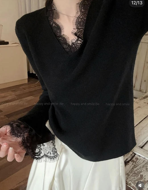 纯欲蕾丝打底 商品图5