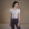 跃牌【瑜堂系列】条纹运动短袖t恤女新款透气健身短袖夏季显瘦瑜伽服上衣JYTD001 商品缩略图3