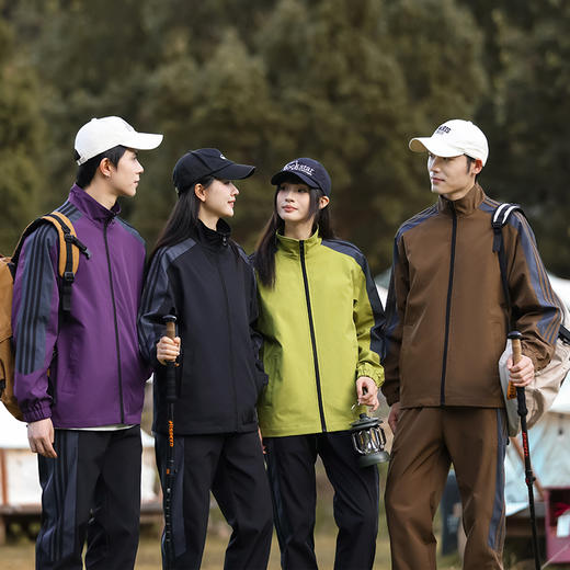 斯辰唯佳三防运动套装 户外山系 潮流休闲 上衣/裤子套装 男女同款 A61-D02 商品图2