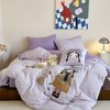 【释放每日疲惫 唤醒元气满满】全棉A类贴布绣双层纱全棉四件套纯棉亲子儿童学生宿舍床品三件套 商品缩略图4