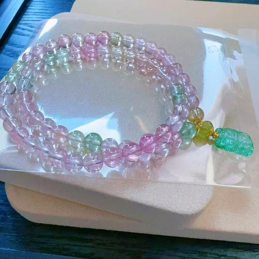 5mm-6mm多圈碧玺手链 商品图2