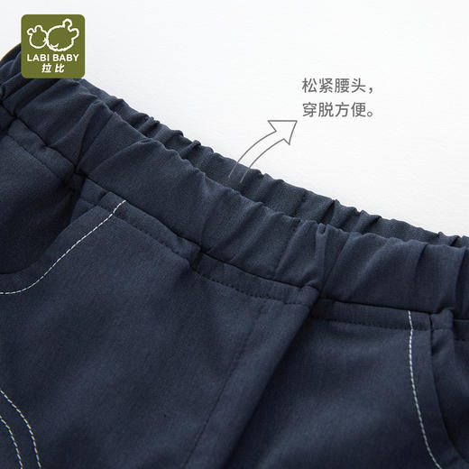拉比-童衣类（春）I5自然小熊长裤牛仔（PH) 商品图1